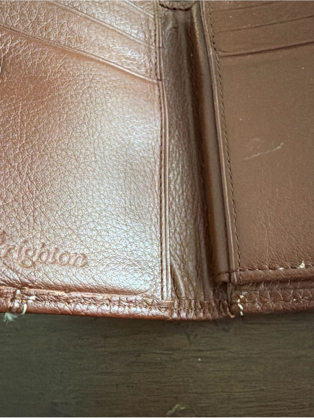 Brighton Brown Leather Wallet with Decorative Silver Buckle - Picture 5 of 7